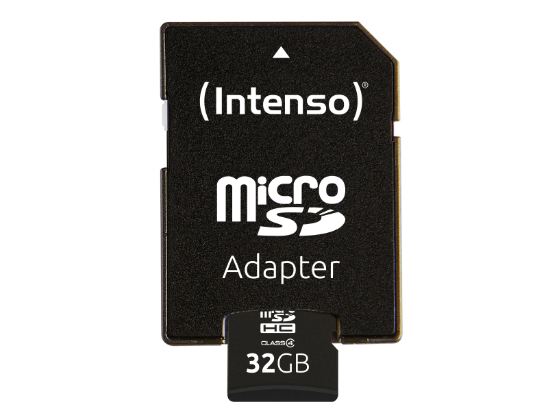 MicroSDHC 32GB Intenso Adattatore CL4 Blister