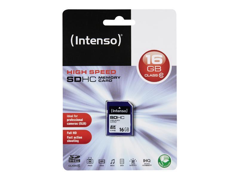 Classe di scheda di memoria SD intensiva 10 - 16 GB