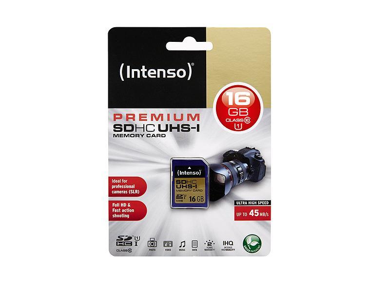 SDHC-Card 16GB, Premium,