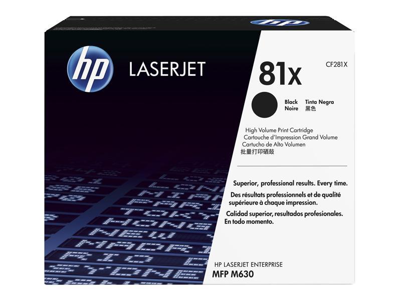 HP HP CONTRACT CARTRIDGE NO.81X BLACK CF281XC