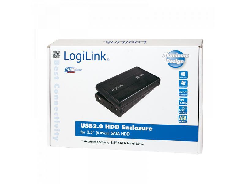 BOX ESTERNO USB 2.0 PER HDD 3,5" SATA