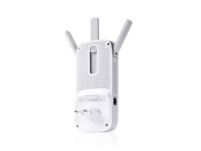 WIFI RANGE EXTENDER UNIVERSALE WIRELESS TP-LINK AC1750 RE450 1300Mbps at 5GHz 450Mbps 802.11ac/a/b/g/n 3 ANTENNE INTERNE