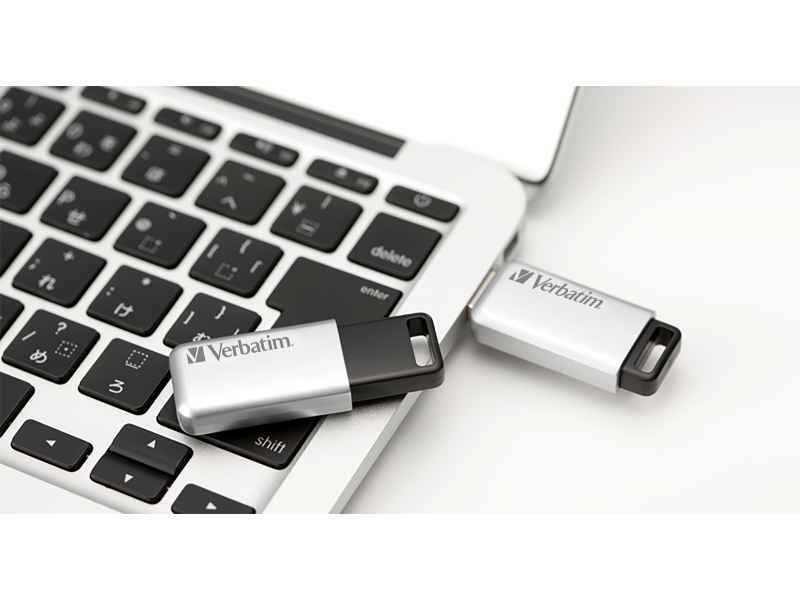 VERBATIM PEN DRIVE USB SECURE PRO 32GB USB 3.2 Gen.1 Crittografia AES a 256 bit