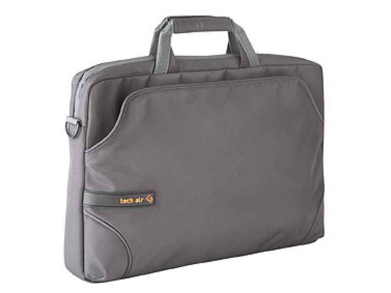 Techair Classic essential 39,6 cm [15.6] Borsa con caricamento dall'alto Grigio (Z0117V3 15.6inch Laptop Case Grey)