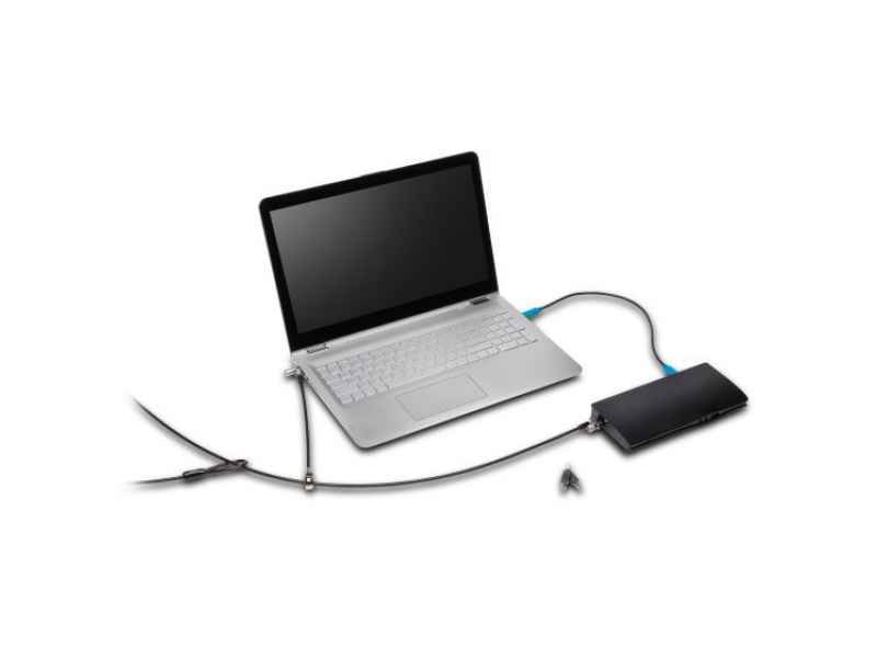 Kensington Doppio lucchetto per laptop con chiave MicroSaver 2.0 (Kensington K65048WW MicroSaver 2.0 Twin Head Keyed Laptop Loc