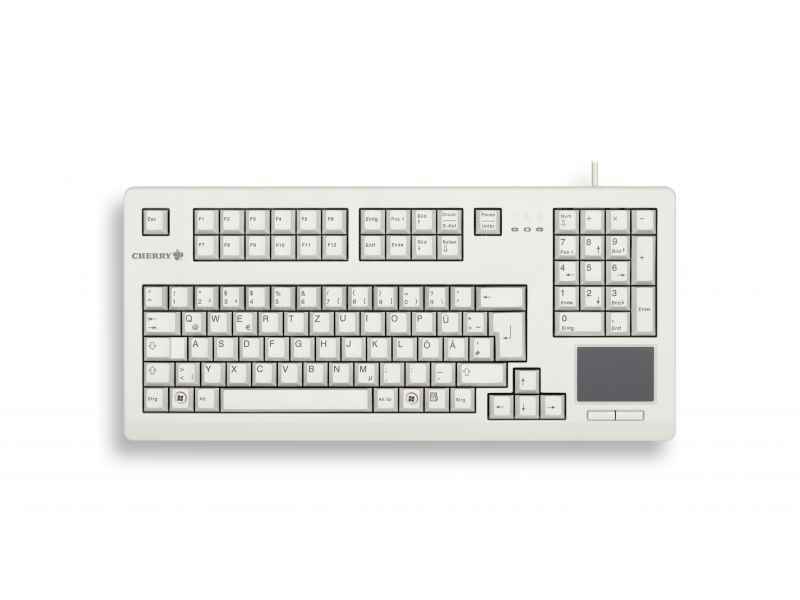 CHERRY TouchBoard G80-11900 tastiera USB QWERTY Inglese Grigio