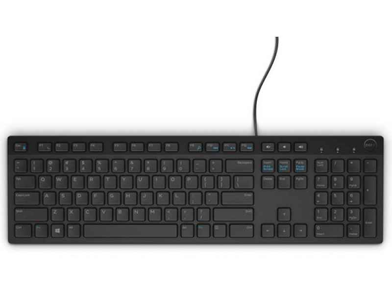 DELL KB216 tastiera Casa USB QWERTZ Tedesco Nero