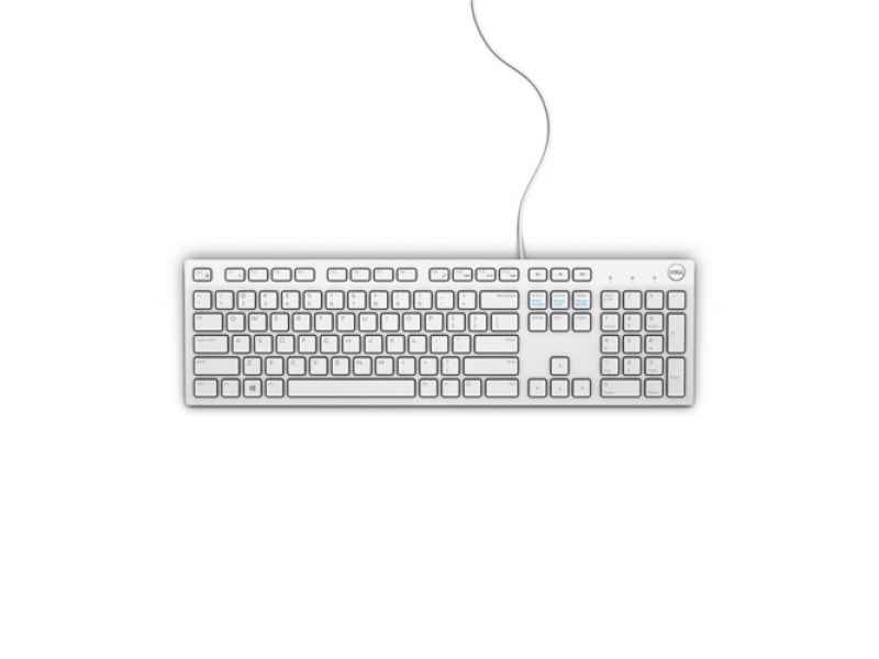 DELL KB216 tastiera USB QWERTZ Tedesco Bianco