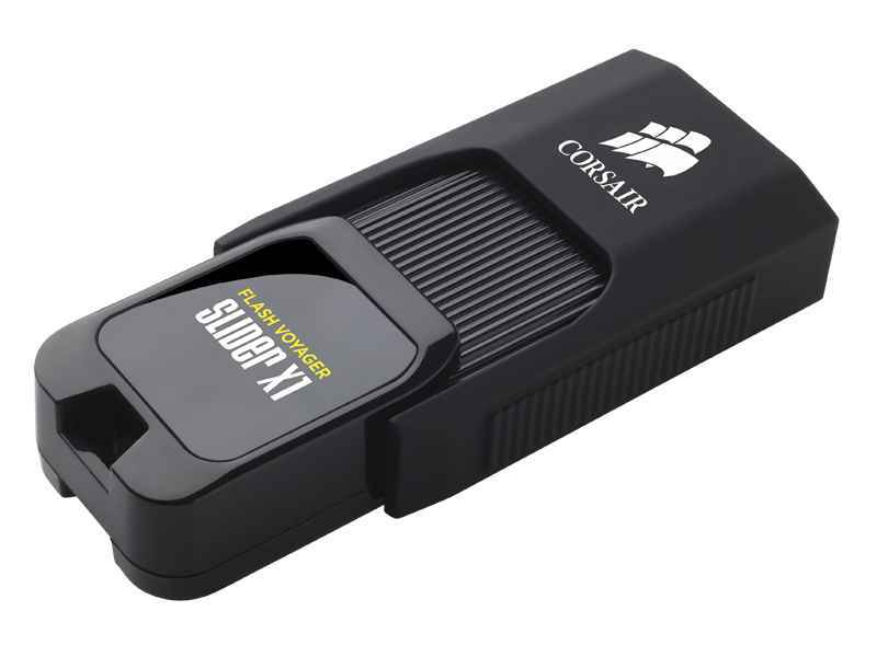 CORSAIR Flash Voyager Slider X1 64GB USB 3.0 Sort