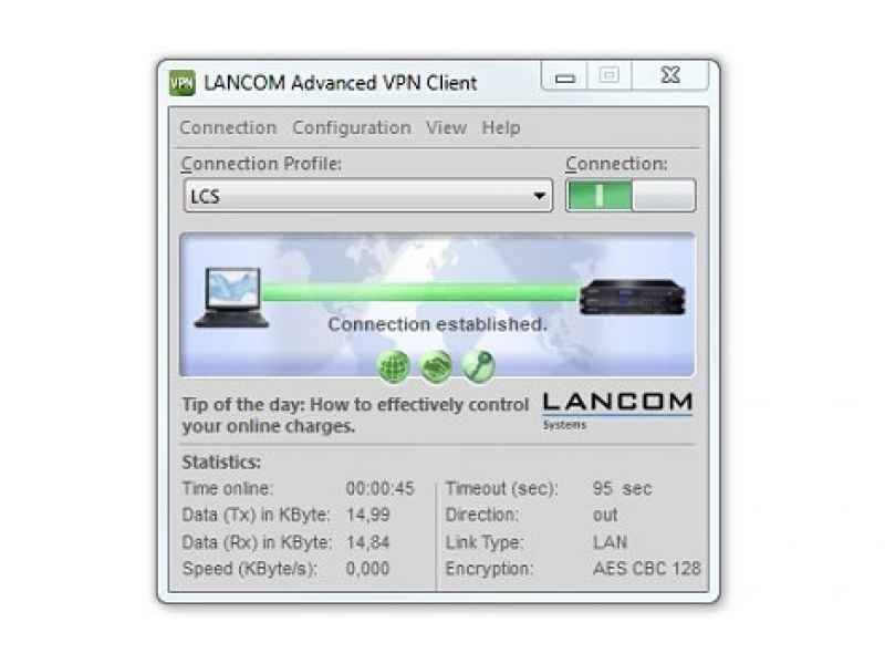 Client VPN avanzato Lancom (Windows) 61601