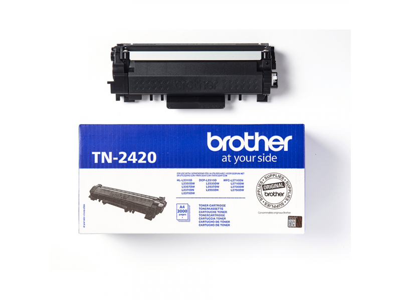 TONER BROTHER TN-2420 Nero 3000PP X HL-L2310/2350/2370/2375 DCP-L2550/2510 MFC-L2710/2750/2730