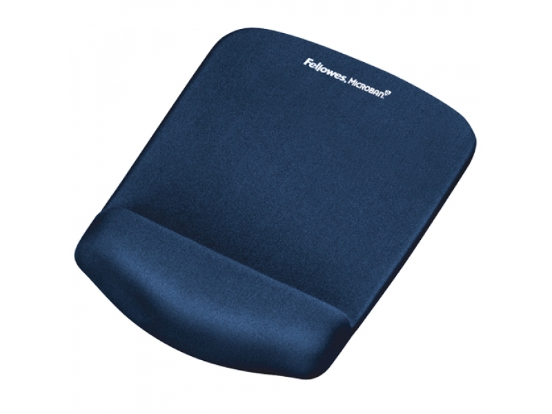 Fellowes 9287302 tappetino per mouse Blu (Fellowes 9287302 PlushTouch Mousepad Wrist Support Blue)