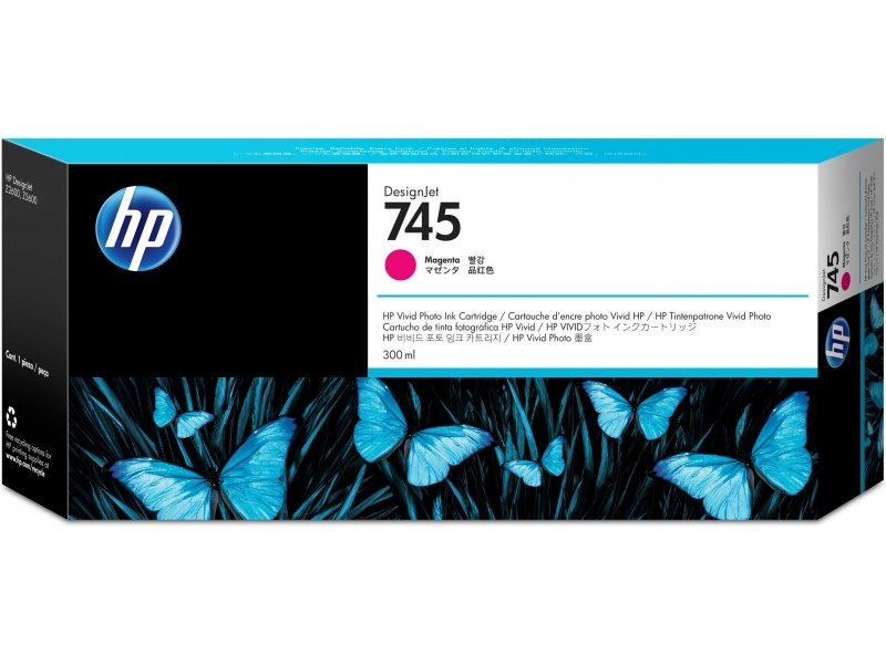 HP 745 - 300 ml - alta capacit - magenta - orig