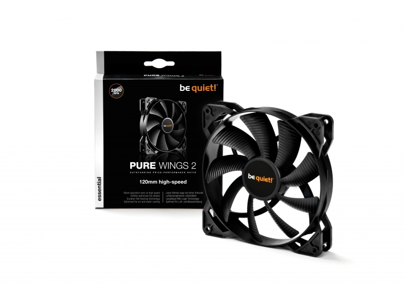 be quiet! Pure Wings 2 120mm high-speed Case per computer Ventilatore 12 cm Nero