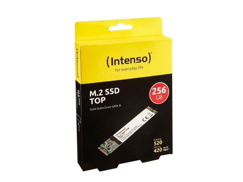 Intenso Top M.2 256 GB Serial ATA III (256GB Intenso M.2 SATA III Top Performance SSD)