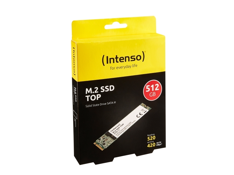 Intenso Top 512 GB M.2 Serial ATA III (512GB Intenso M.2 SATA III Top Performance SSD)