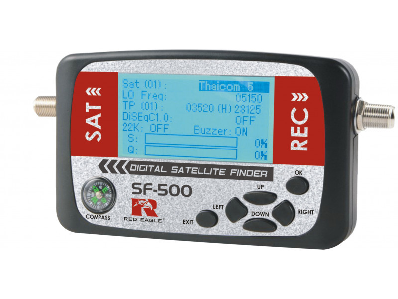 Red Eagle TV-SAT DVB-S DVB-S2 Digital Satellite Finder SF-500