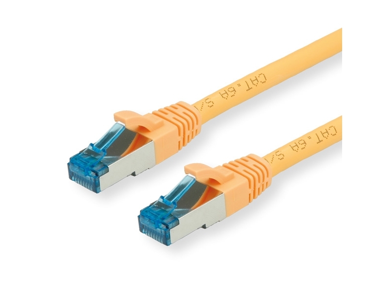 Value 2m S/FTP Cat.6a cavo di rete Giallo Cat6a S/FTP [S-STP] (Value CAT6A S/FTP PimF CU Ethernet Cable Yellow 2m)