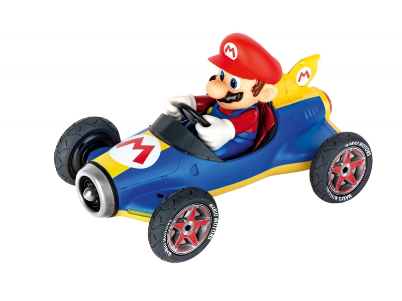 RC Auto mit Nintendo-Lizenz Onroad Dynamische Figur Bewegung Mario legt sich in die jeweilige Fahrtrichtung Mastab 118 Ab 6