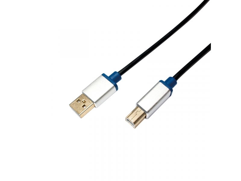 Cavo di connessione LogiLink Premium USB 2.0 da USB-A a USB-B 2m BUAB220