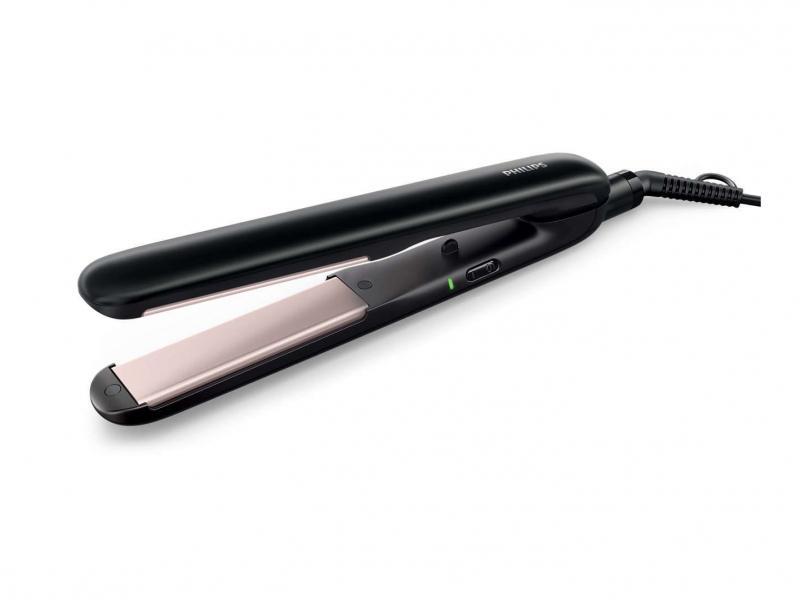 Philips Essential HP8321/00 messa in piega Piastra per capelli Caldo Nero 18 m