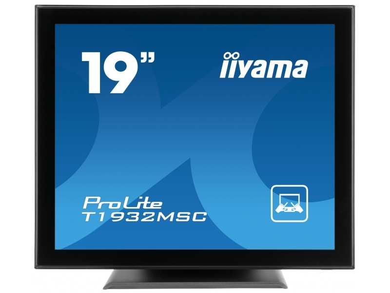 iiyama ProLite T1932MSC-B5AG Monitor PC 483 cm 19 1280 x 1024 Pixel LED Touch screen Da tavolo Nero (iiyama ProLite T1932MSC-B5