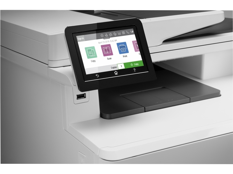 HP Color LaserJet Pro Stampante multifunzione M479fnw Stampa copia scansione fax e-mail Scansione verso e-mail/PDF ADF da 50 fo