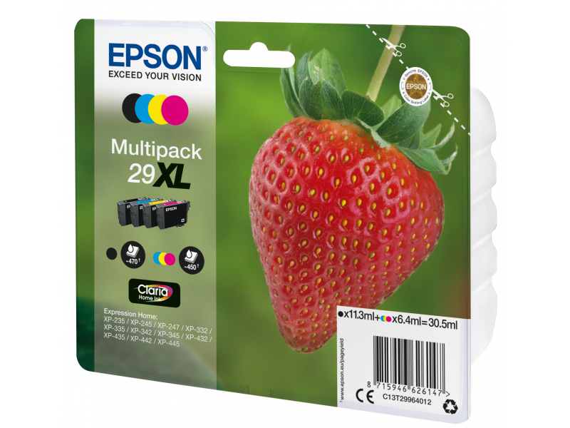 EPSON CART. INK MULTIPACK 29XL SERIE FRAGOLA (BK/C/M/Y)