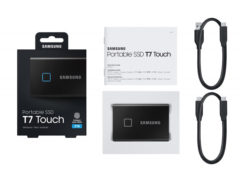 SSD portatile T7 Touch 2Tb