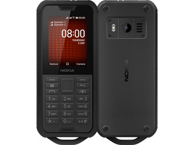 Nokia 800 Tough Telefono cellulare esterno nero 16CNTB01A08