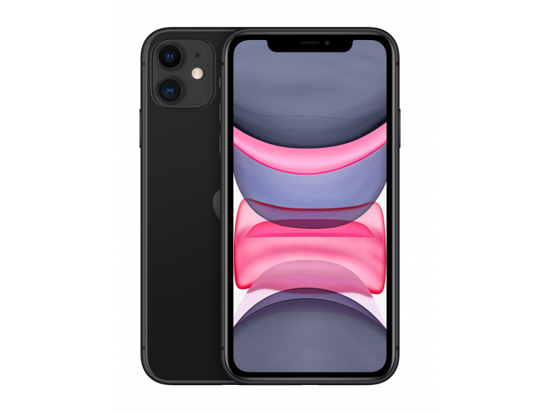 Apple iPhone 11 15,5 cm [6.1] Doppia SIM iOS 14 4G 64 GB Nero (IPHONE 11 64GB BLACK - .)