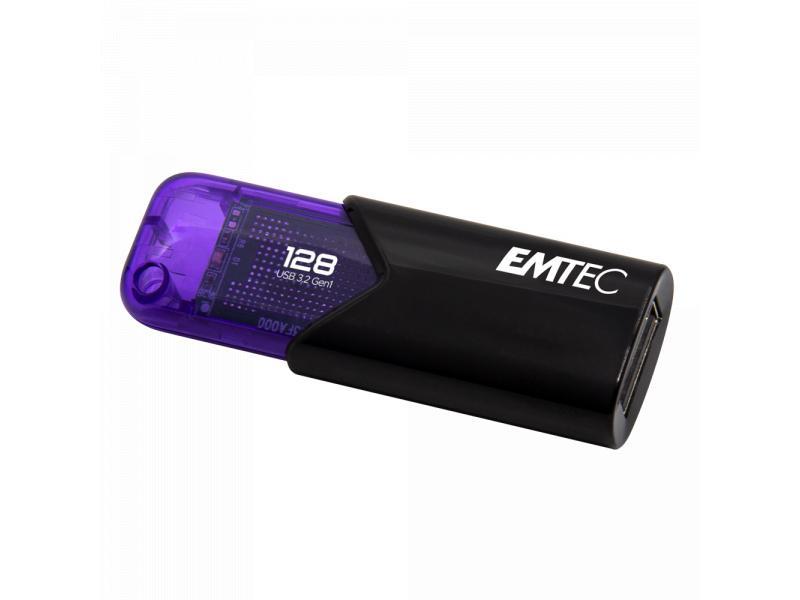 Chiavetta USB 128GB EMTEC B110 Click Easy (Viola) USB 3.2 (20MB/s)