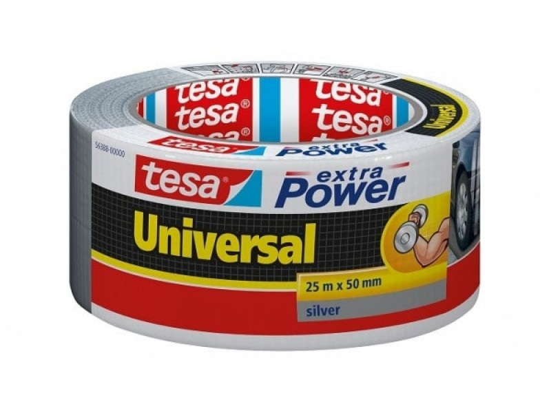 Tesa extra Power NASTRO ARMATURA universale 50mm/25m (argento)