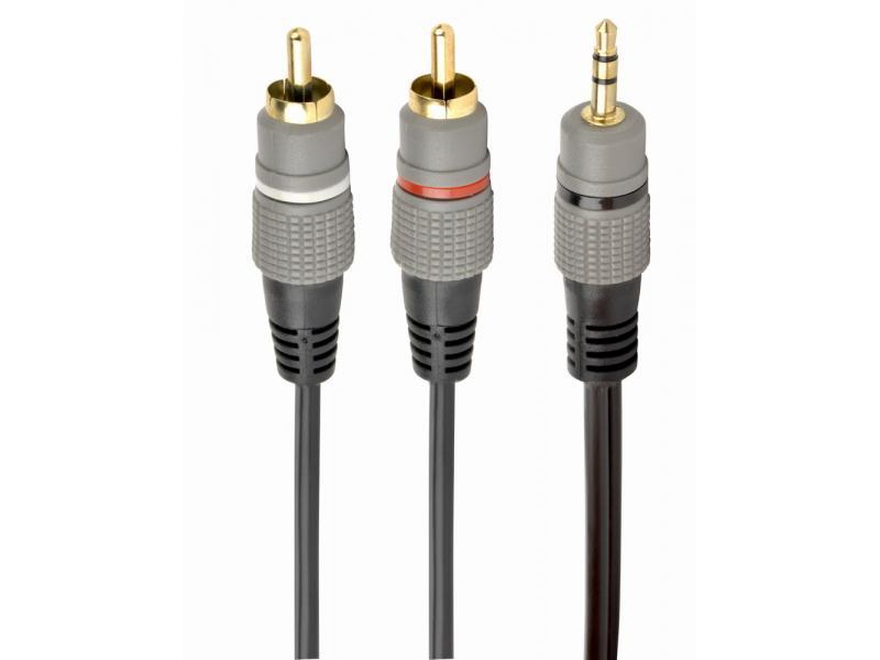 CableXpert Spina stereo da 3,5 mm a 2 spine RCA Cavo da 5 m CCA-352-5M