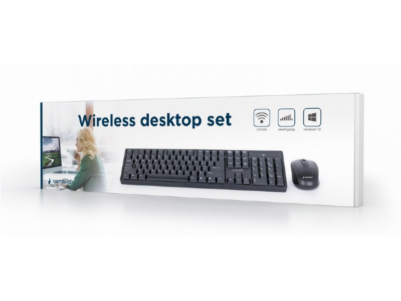 Set desktop wireless Gembird KBS-W-01