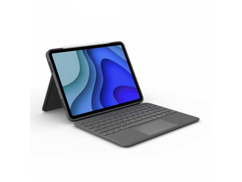 Logitech Folio Touch QWERTZ Deutsch Trackpad 18 cm 1 mm AppleGerman QWERTZ fr iPad Pro 11-inch Blickwinkel 20-60 Beleuchtete