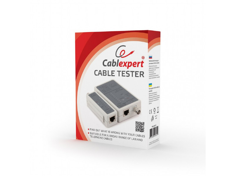 Tester per cavi CableXpert NCT-1 per RJ45 e RG-58 NCT-1