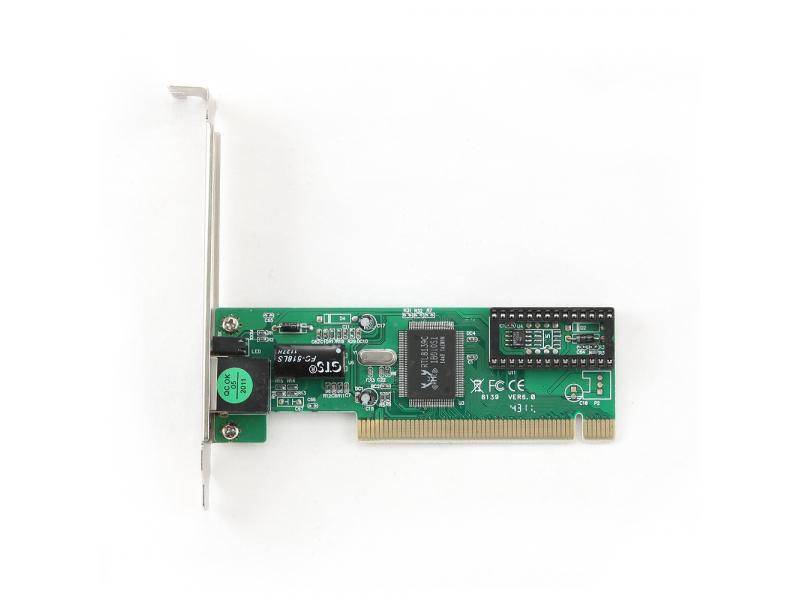 Scheda Fast Ethernet PCI 100Base-TX Gembird con chipset Realtek NIC-R1