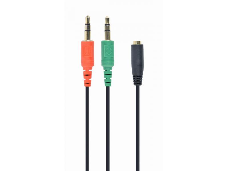 Cavo CableXpert da 3,5 mm 4 pin maschio a microfono femmina da 3,5 mm CCA-418