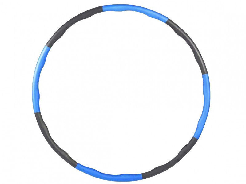 Hula hoop in schiuma 95 cm (blu-grigio) 8 pezzi