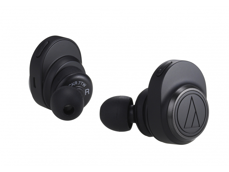 Cuffie Audio-Technica - in-ear - nere - binaurali - wireless - micro USB ATH-CKR7T