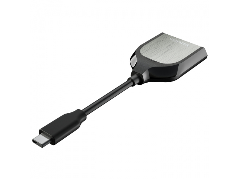 SanDisk Extreme PRO lettore di schede USB 3.2 Gen 1 3.1 Gen 1 Type-C Nero Argento (SanDisk Extreme PRO - Lettore di schede SDHC