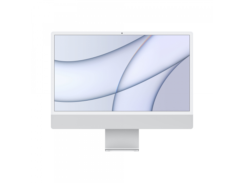 Apple iMac 59,62 cm (24) argento (chip Apple M1, CPU a 8 core, GPU a 8 core, motore neurale a 16 core, 512 GB, 8 GB di RAM, MGP