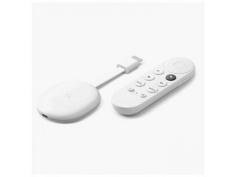 GOOGLE Chromecast Google TV 4K HDR Bianco ghiaccio