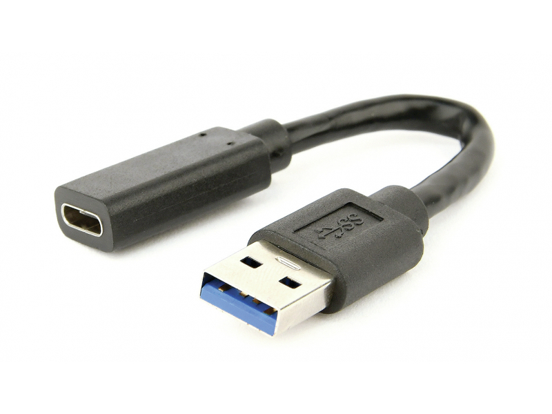 CableXpert 0,1 m - USB A - USB C - Nero A-USB3-AMCF-01