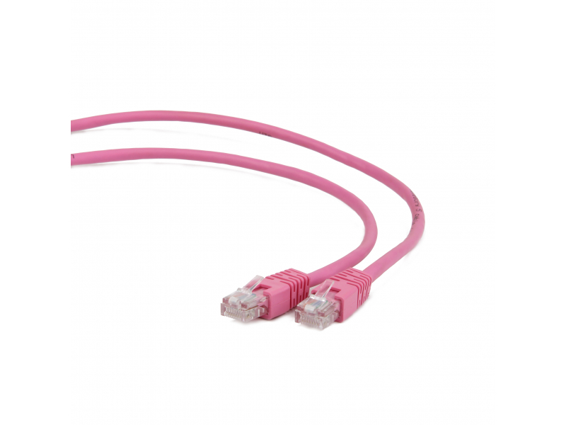 CableXpert 2m - Cat5e - U/UTP (UTP) - RJ-45 - Rosa PP12-2M/RO