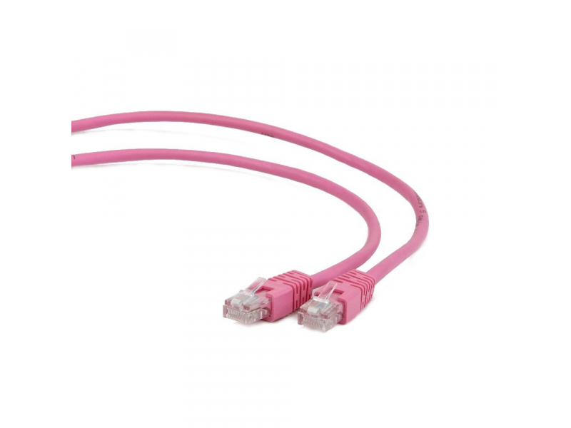 CableXpert Cat5e 0,5 m - 0,5 m - Cat5e - U/UTP (UTP) -RJ-45 - Rosa PP12-0,5 M/RO