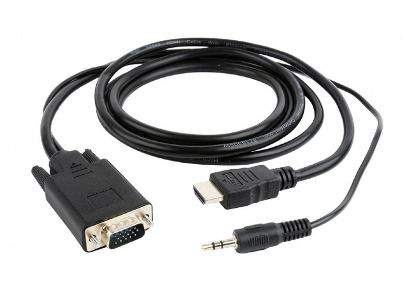 CableXpert VGA - HDMI/3,5 mm - Maschio - Maschio - 1920 x 1080 pixel CC-DP-HDMI-5M