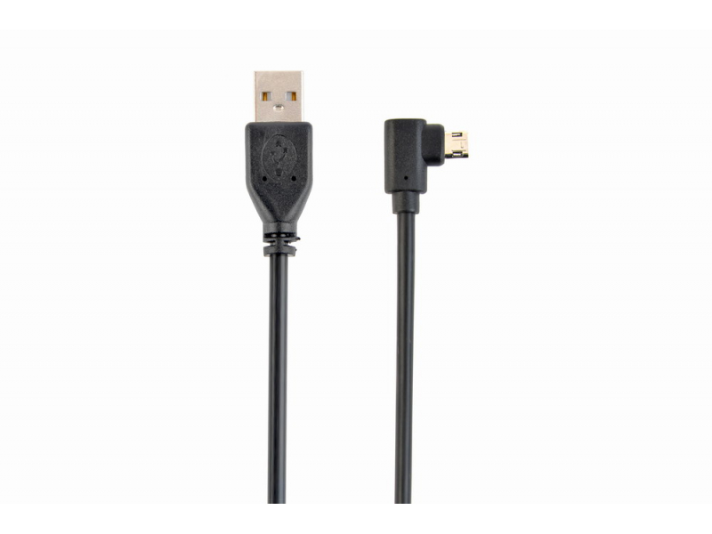 CableXpert Cavo micro USB a doppia estremità ad angolo retto da 1,8 m CCB-USB2-AMmDM90-6