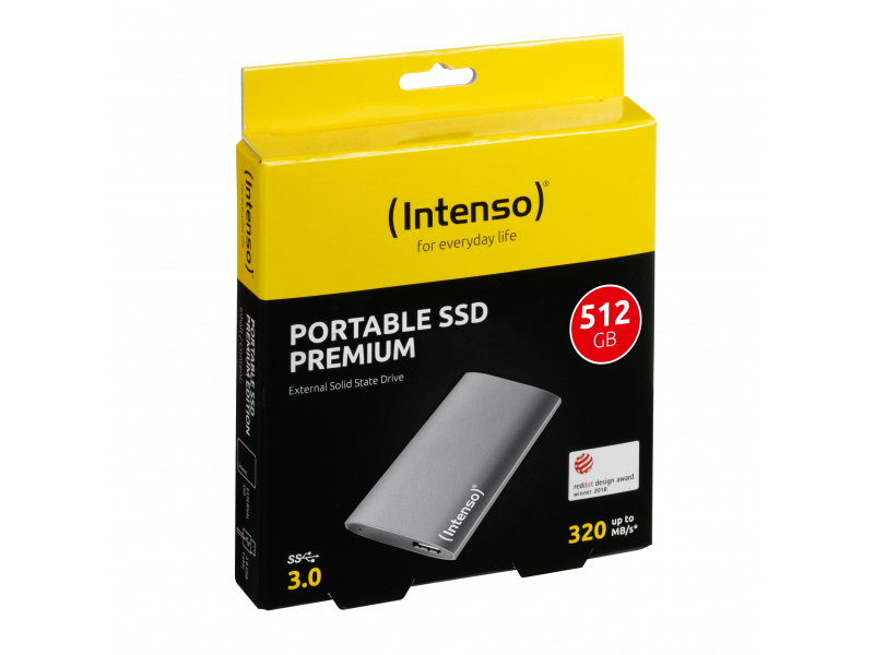 INTENSO SSD ESTERNO PREMIUM 512GB 1,8 USB 3.2 320MB/S